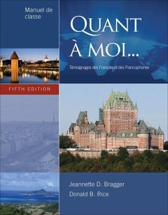 Manuel de Preparation for Bragger/Rice's Quant a Moi, 5th - Bragger, Jeannette D.; Rice, Donald B.