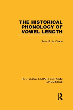 The Historical Phonology of Vowel Length - De Chene, Brent