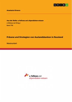 Präsenz und Strategien von Auslandsbanken in Russland (eBook, PDF) - Kireeva, Anastasia