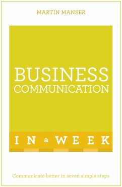 Business Communication In A Week (eBook, ePUB) - Manser, Martin