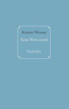 Kein Wort zuviel (eBook, ePUB)