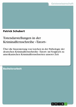 Totendarstellungen in der Kriminalfernsehreihe »Tatort« (eBook, PDF)