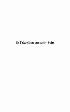Cover De l'alcoolisme au savoir boire n. ed. (eBook, PDF)
