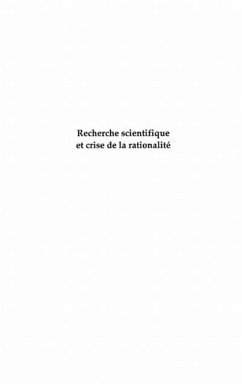 Recherche scientifique et crise de la ra (eBook, PDF)