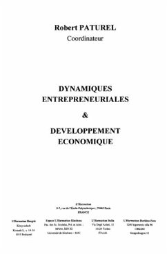 Cover Dynamiques entrepreneuriales et developp (eBook, PDF)