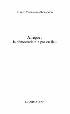Afrique la democratie n'a paseu lieu (eBook, PDF)