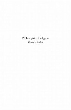 Philosophie et religion essaiset etudes (eBook, PDF)