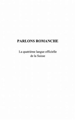 Cover Parlons romanche: quatrieme langue offic (eBook, PDF)