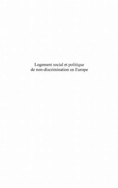 Logement social et politique de non-discrimination en europe (eBook, PDF)