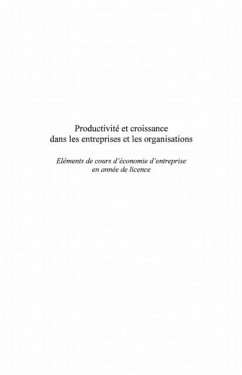Productivite et croissance dans les entr (eBook, PDF) Productivite et croissance dans les entr (eBook, PDF)