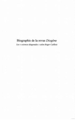Cover Biographie de la revue diogene (eBook, PDF)