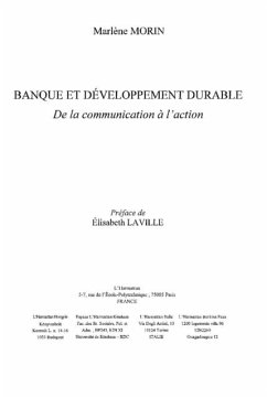 Banque et developpement durable (eBook, PDF)