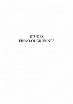 Cover Etudes finno-ougriennes no. 38 (eBook, PDF)