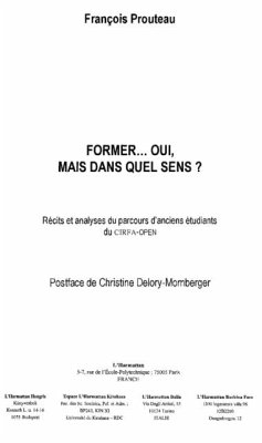 Former oui mais dans quel sens (eBook, PDF) - Ngakoutou Timothee