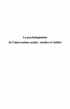 Psychologisation de l'intervention socia (eBook, PDF)