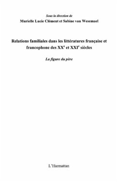 Relations familiales dans les litteratures francaise et fran (eBook, PDF)