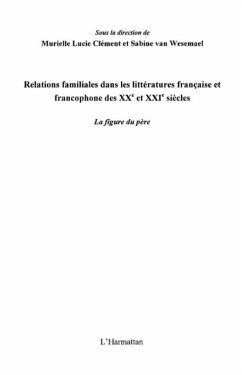 Cover Relations familiales dans les litteratures francaise et fran (eBook, PDF)