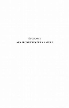 Cover Economie aux frontieres de lanature (eBook, PDF)