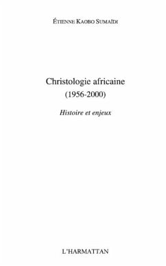 Christologie africaine (1956-2000) (eBook, PDF) - Etienne Kaobo Sumaidi