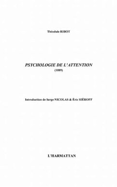 Psychologie de l'attention (eBook, PDF) - Piegay Pierre