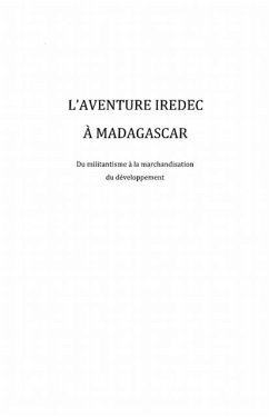 Cover L'aventure iredec A madagascar- du mili (eBook, PDF)