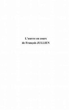 Oeuvre en cours de francois jullien (eBook, PDF)