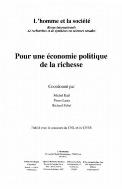 Pour une economie politique derichesse (eBook, PDF) Pour une economie politique derichesse (eBook, PDF)