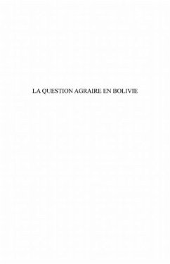 Question agraire en bolivie (eBook, PDF)