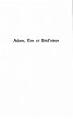 Adam eve et brind'oison (eBook, PDF) - Bild 1
