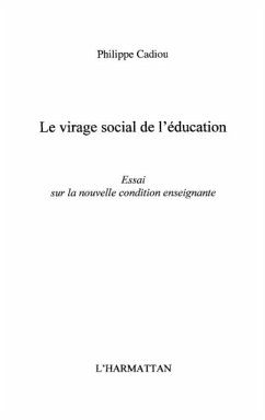 Cover Virage social de l'education (eBook, PDF)