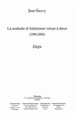 Maladie d'alzheimer vecue a deux (eBook, PDF)
