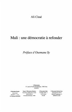 Mali une democratie a refonder (eBook, PDF) - Castellotti