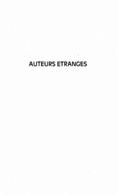 Cover Auteurs etranges: dictionnaireprincipau (eBook, PDF)