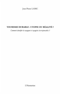 Tourisme durable : utopie ou realite ? (eBook, PDF)