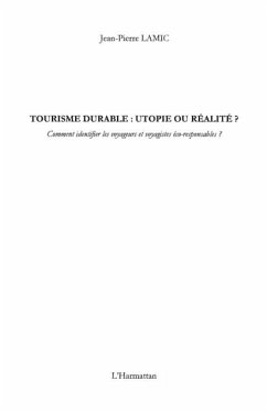 Cover Tourisme durable : utopie ou realite ? (eBook, PDF)