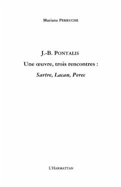 J.b. pontalis - une oeuvre, trois rencon (eBook, PDF)