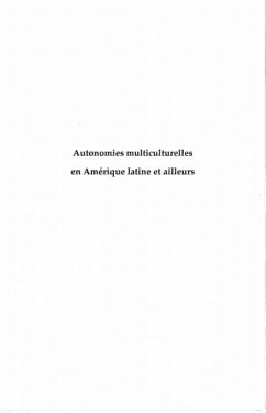 Autonomies multiculturelles enamerique (eBook, PDF)