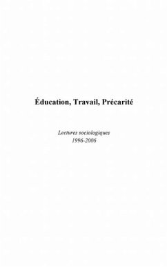 education travail precarite (eBook, PDF)