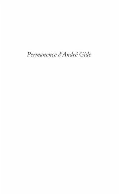 Permanence d'Andre Gide (eBook, PDF)