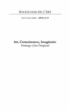 Art, connaissance, imaginaire - hommage a jean duvignaud - o (eBook, PDF)