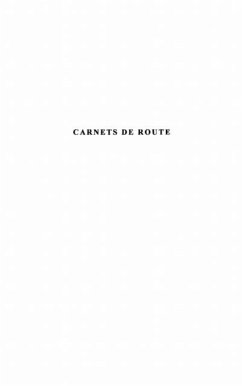 Carnets de route (eBook, PDF)