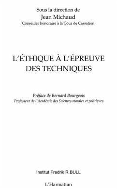 Ethique a l'epreuve des techniques (eBook, PDF)