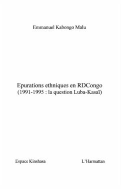 Cover Epuration ethniques en congo (1991-1995) (eBook, PDF)