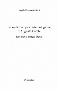 Cover Kaleidoscope epistemiologique d'auguste comte (eBook, PDF)