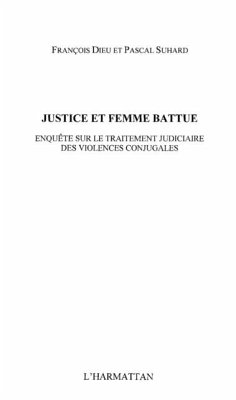 Justice et femme battue - enquete sur le traitement judiciai (eBook, PDF)