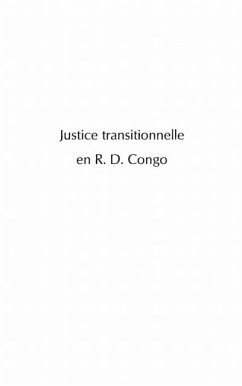 Justice transitionnelle en R.D. Congo (eBook, PDF)