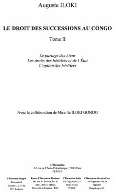 Droit des successions au congot.ii (eBook, PDF)