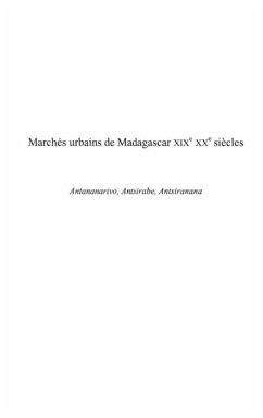 Marches urbains de madagascar xixe-xxe siecles (eBook, PDF)