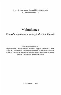 Maltraitance-Contribution a une sociolog (eBook, PDF) - Alexie Tcheuyap