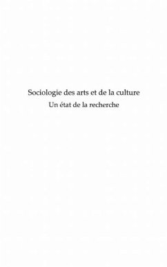 Sociologie des arts et de la culture (eBook, PDF)